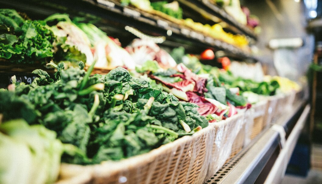 Butikens frukt- och gröntavdelning kan ha varierande kvalitet.