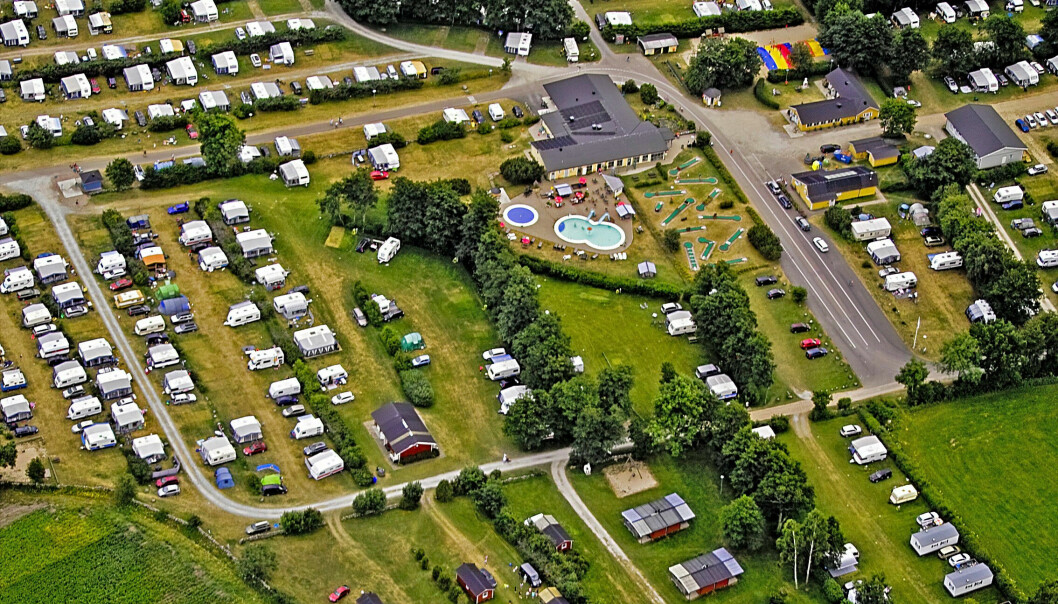 Camping på öland.