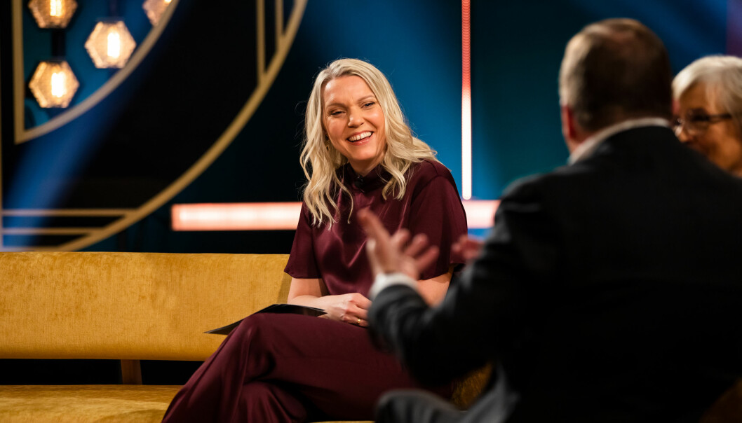 Carina Bergfeldt intervjuar Stefan och Ulla Löfven i nya talkshowen. Carina Bergfeldt intervjuar Stefan och Ulla Löfven i nya talkshowen i SVT.