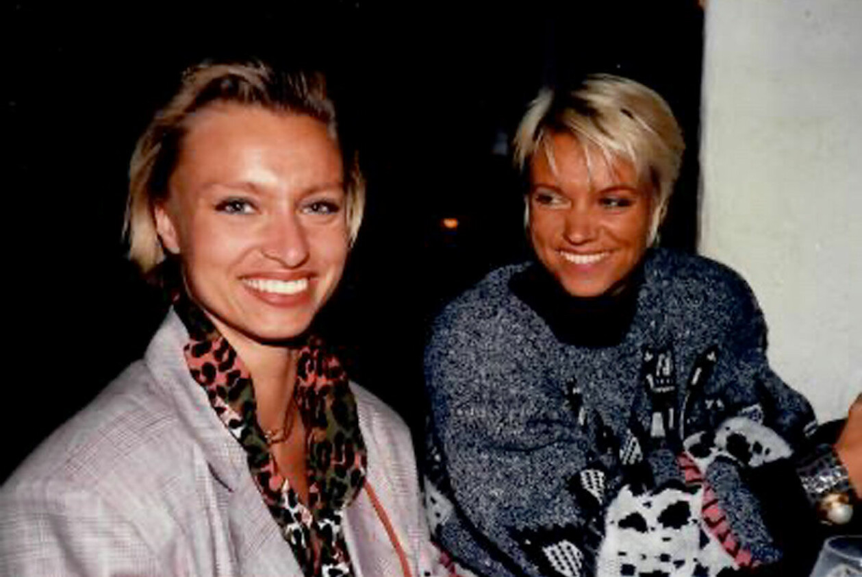 Carina och Lena blev snabbt en viktig del av varandras liv. Carina Kopriwa och Lena Pålsson fotograferade på 80-talet.