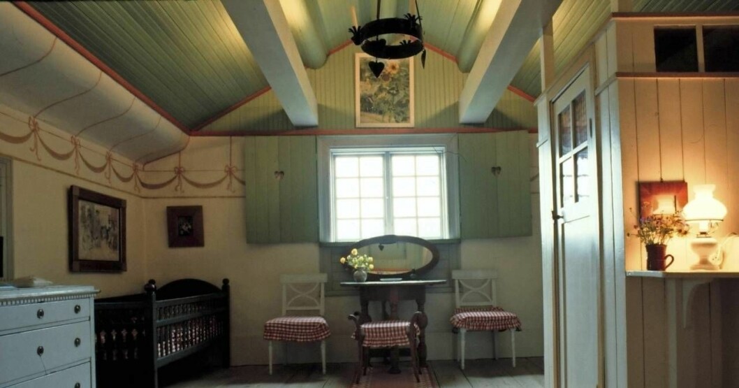 Hemma hos Carl och Karin Larsson. Foto: TT Interiör från Carl Larssons hem