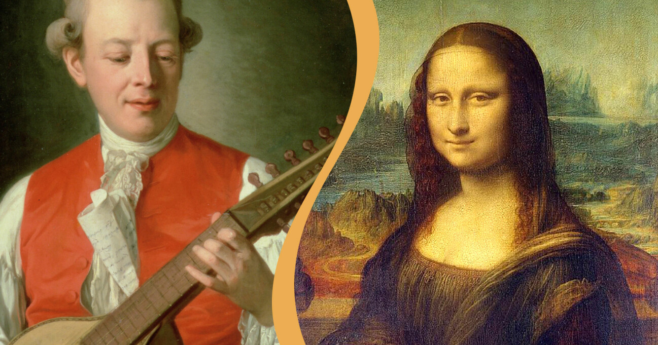 Carl Michael Bellman och Mona Lisa.