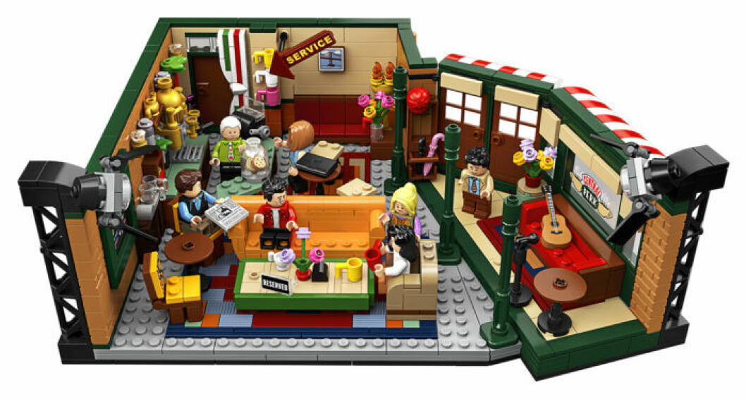 Foto: Lego Vänner om Lego - fiket Central Perk