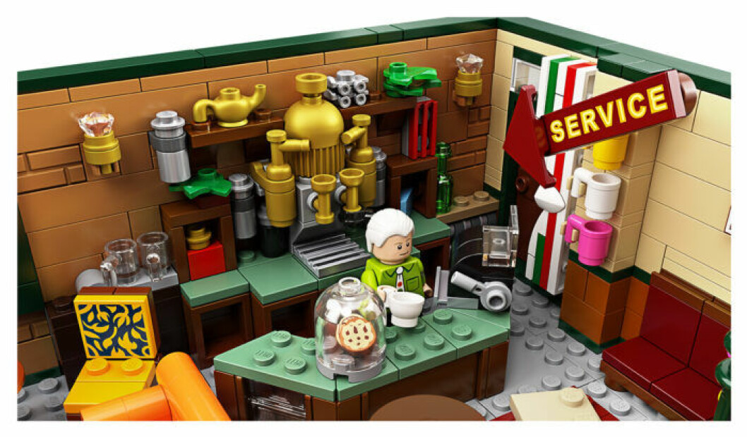 Foto: Lego Central Perk Lego - Gunther som barista