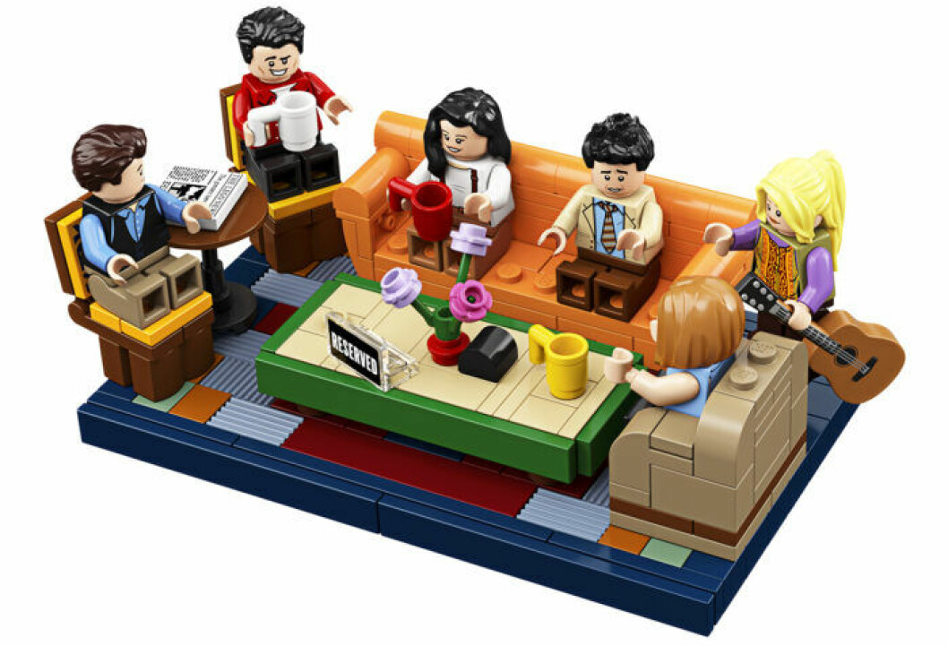 Foto: Lego Central Perk från Vänner som lego - soffan