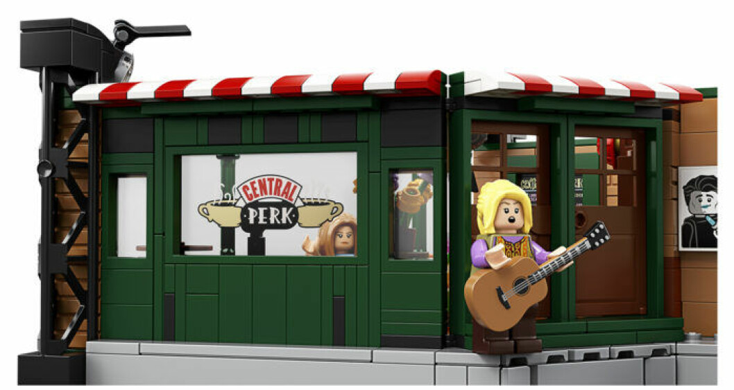 Foto: Lego Central Perk från Vänner som Lego - exteriören