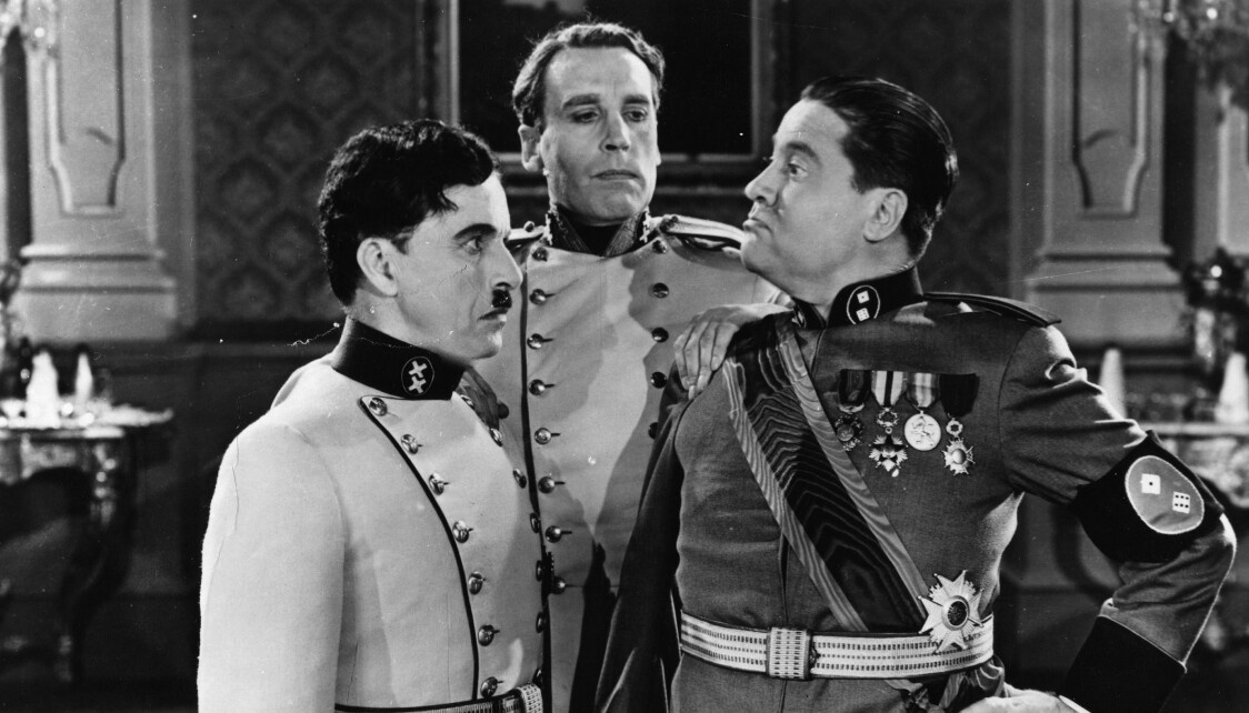 Charlie Chaplins Diktatorn (1940) var en helt oblyg drift med Hitler och nazityskland. Chaplins "Diktatorn"