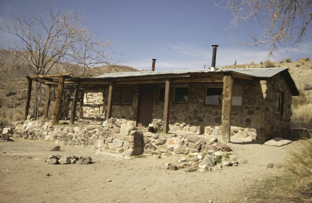 Här gömde sig Charles Manson i Death Valley efter morden. Charles Mansons gömställe