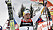 Charlotte Kalla jublar efter att ha vunnit Tour de ski 2008.