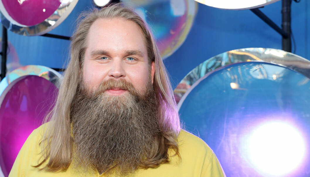 Chris Kläfford på scen under Sommarkrysset.