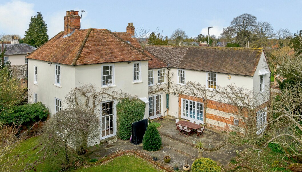 Winterbrook house i Wallingford, Oxfordshire. Här bodde Agatha Christie och hennes man Max från 1934. Huset lades ut till försäljning våren 2021. Agatha Christies hem till salu