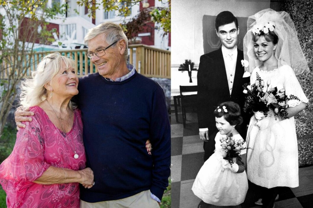 Christina Schollin och Hans Wahlgren har många år av kärlek bakom sig. De träffades 1957 och gifte sig fem år senare. Foto: Anna Tärnhuvud/Aftonbladet/TT, Folke Hellberg/TT Christina Schollin och Hans Wahlgren