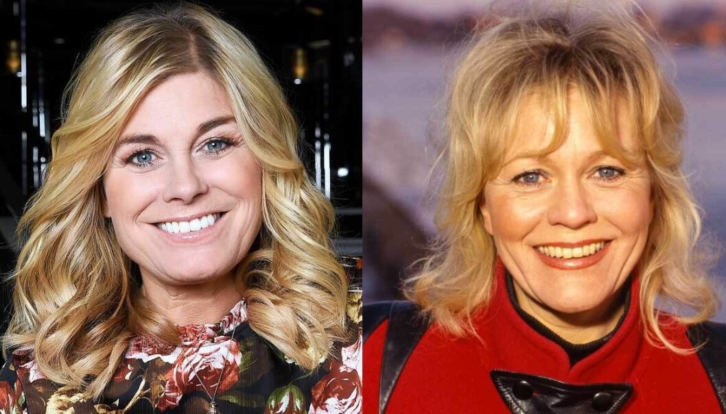 Christina Schollin och Pernilla Wahlgren.