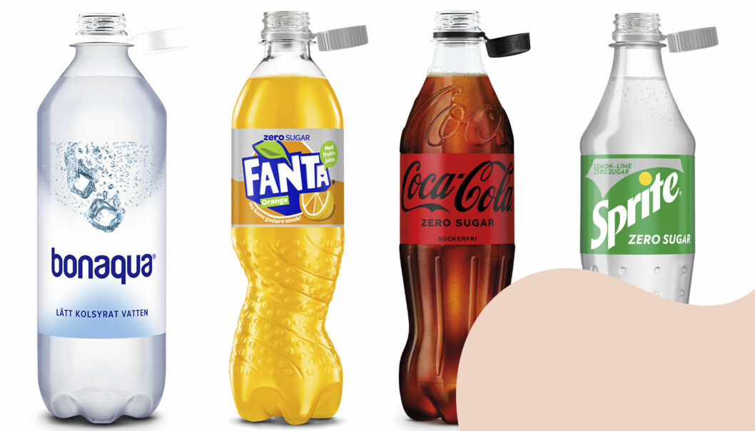 Coca-Cola ny förpackning fanta sprite bonaqua