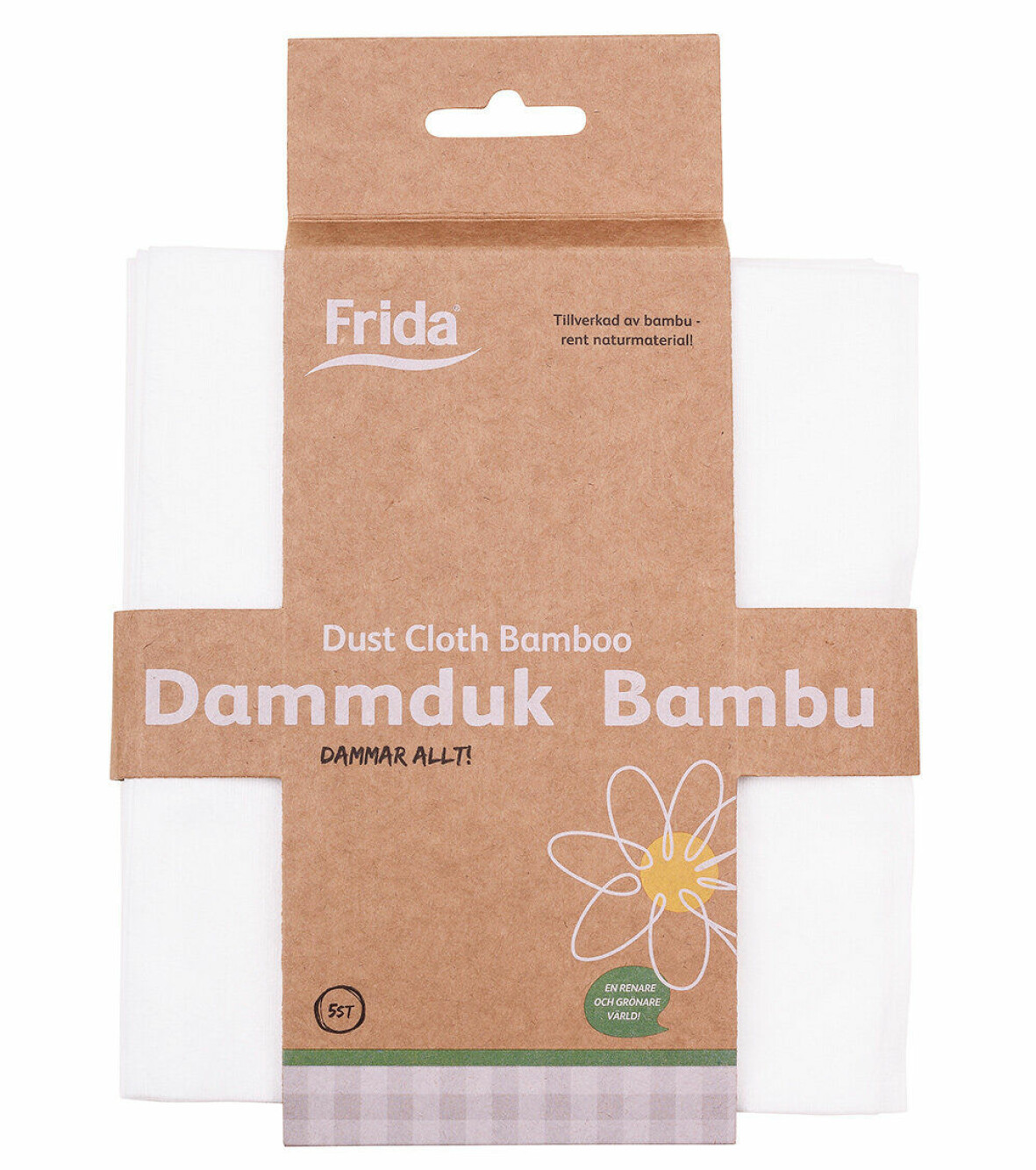 Dammduk i bambu.