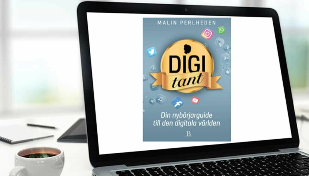 Omslag till Malin Perlhedens bok Digitant – Din nybörjarguide till den digitala världen.