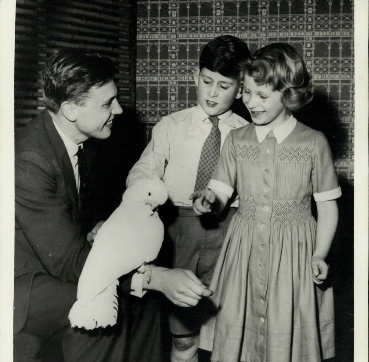 David Attenborough, prins Charles och prinsessan Anne 1958.
