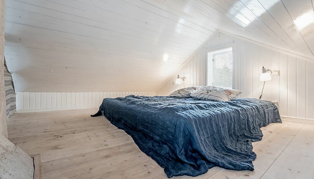 Sovloft i det stora torphuset.