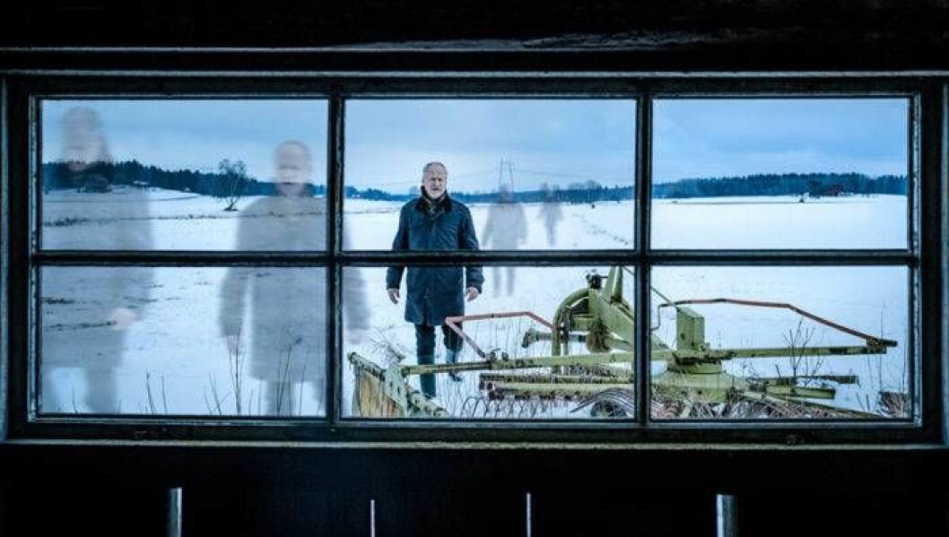 Robert Gustafsson i tv-serien "Det som göms i snö" i Kanal 5.