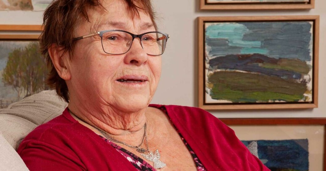 Marianne är inte bara ett stöd för personen som är döende utan även för anhöriga som kan behöva trötst. Foto: Anna Thors Marianne Falk berättar hur det är att vaka vid dödsbäddar.