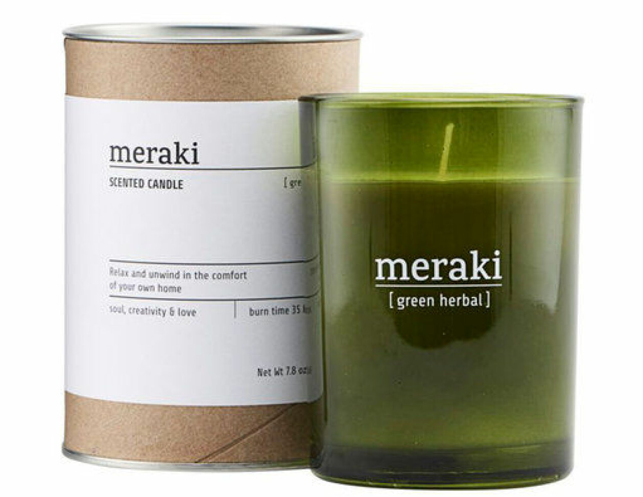 Doftljus green herbal