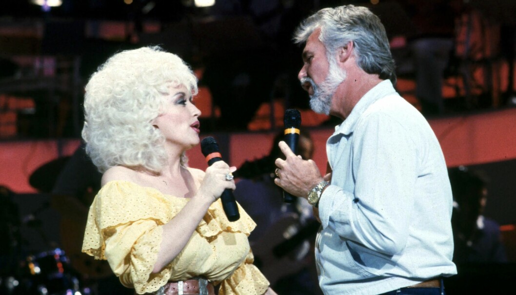Dolly Parton och Kenny Rogers.