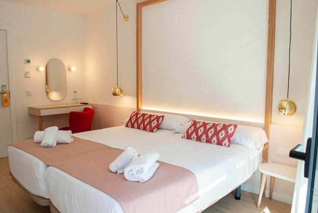 Hotellrummen ska vara utformade för att passa kvinnor extra bra. dubbelrum på Som Dona