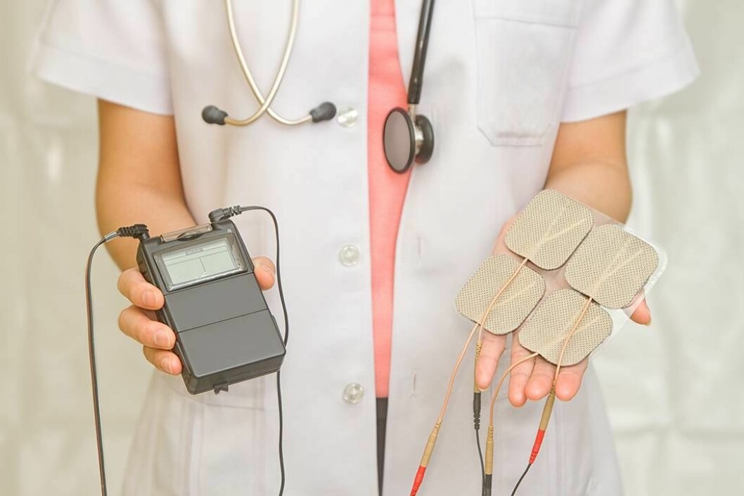 TENS står för transkutan elektrisk nervstimulering. Foto: TT/Shutterstock. Tens elektroterapi