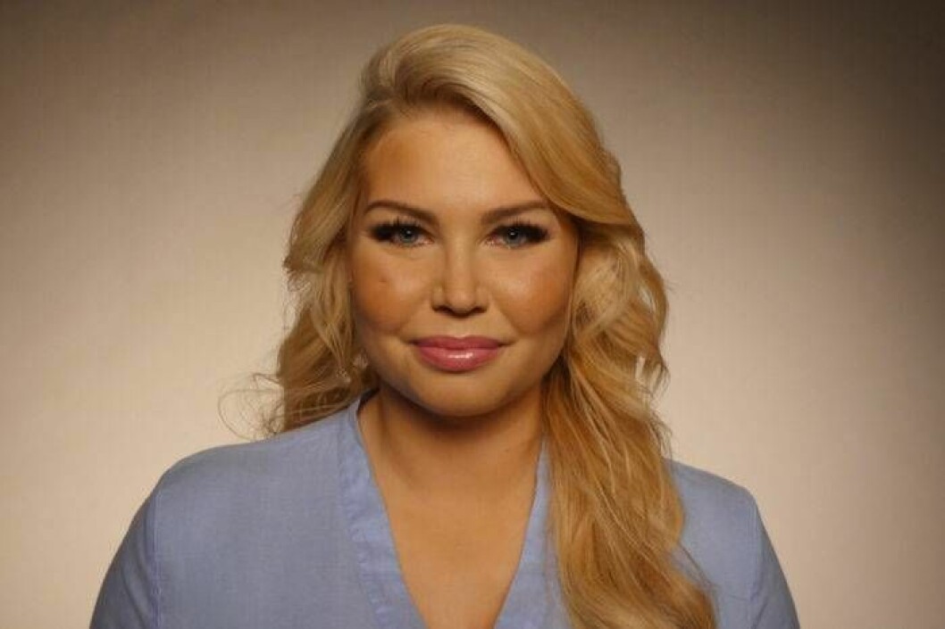 Elin Näslund i Ensam mamma söker 2018.