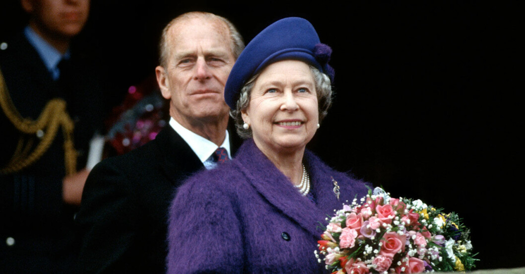Prins Philip och drottning Elizabeth