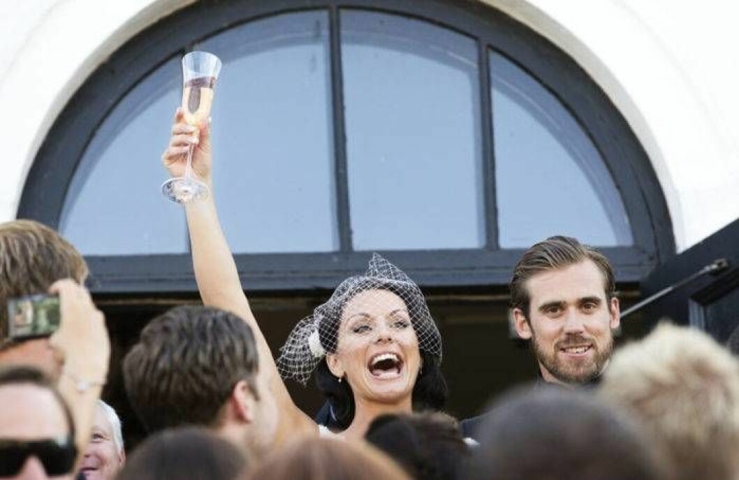 Emma gifte sig 2010 med hockeyproffset Henrik Zetterberg. Bild: IBL