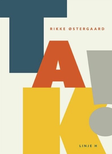 Rikke har gett ut boken <em>Tak</em> (Tack), eftersom just den känslan är den enklaste vägen till ett bättre liv. Ingenting är för litet för att inge tacksamhet. En varm kopp kaffe med en fin kollega, en vacker solnedgång, eller att mitt i en kris få tid över för ett bubbelbad. Forskning visar att tacksamhet är effektivt mot stress, sömnbesvär och nedstämdhet, och kan till och med leda till viktminskning och bättre tarmfunktion. En bild av omslaget till Rikkes bok, "Tak!"