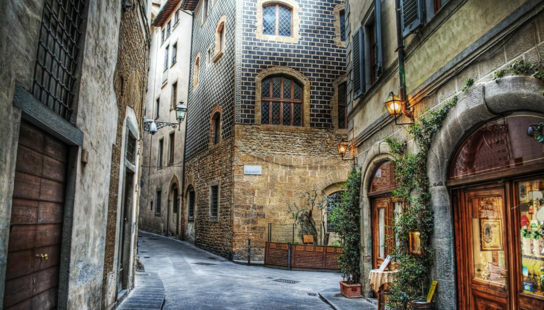 Una bella strada a Firenze