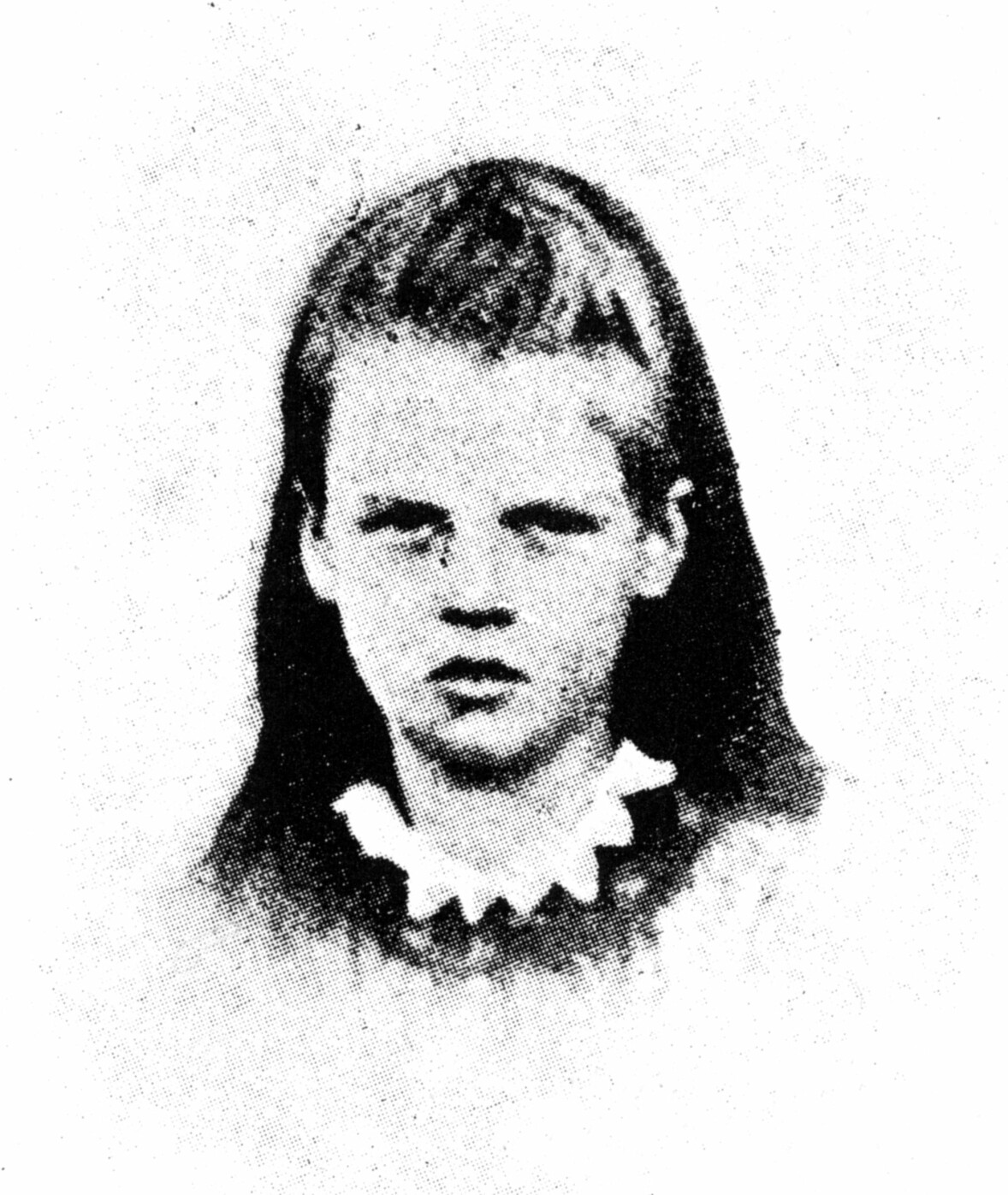 Nellie Petizel och hennes två syskon föll offer för H H Holmes. Foto: Ett av H H Holmes offer: Nellie Petizel.