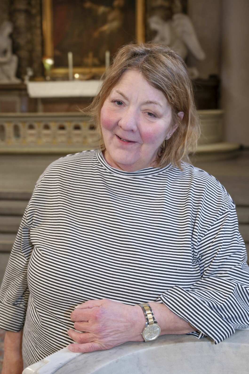 Eva Larsson drömmer om en egen lägenhet.