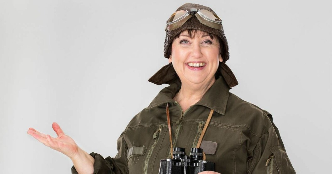 I april kommer föreställningen <i>Expedition Babben</i> bland annat till Dvärsätt, Hackås och Vemdalen. ”Jag åker gärna till platser som aldrig annars får besök av välkända namn”. Foto: Pressbild Expedition Babben, Babben Larsson