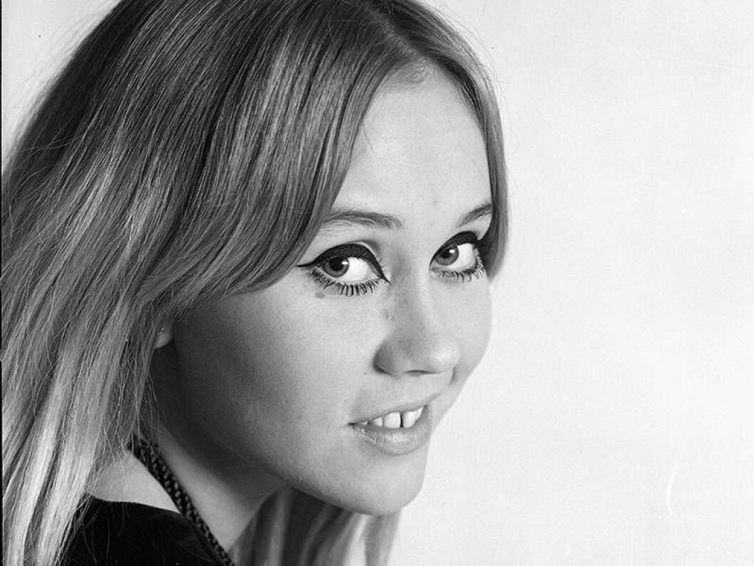 Agnetha Fältskog var helt rätt i mittbena, långt, platt hår och kraftig eyeliner