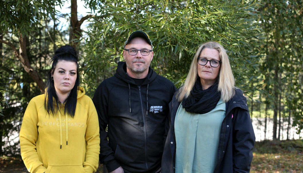 Familjen tackar personalen på Intensivvårdsavdelningen på Sundsvalls sjukhus för deras omhändertagande och bemötande. ”De var helt fantastiska mot oss.”