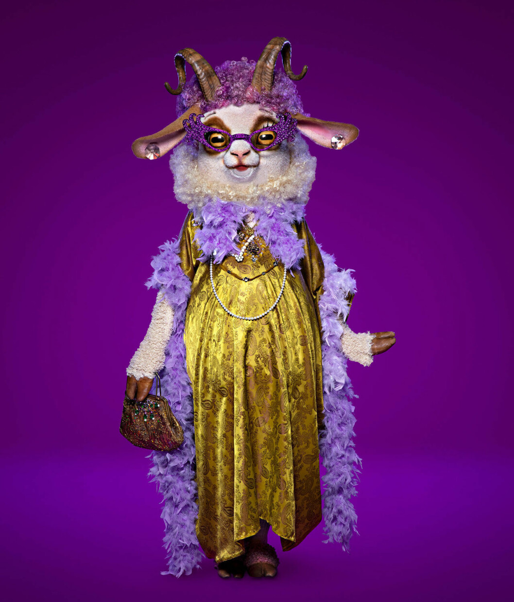 Fåret som var med och tävlade i Masked singer Sverige men åkte ut.