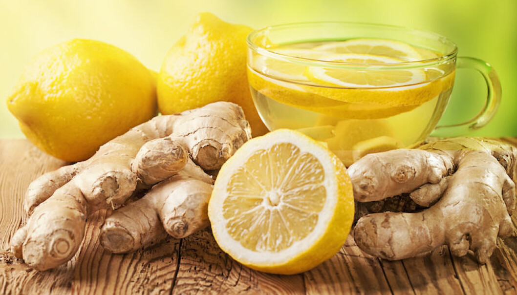 Ingefära och citron.