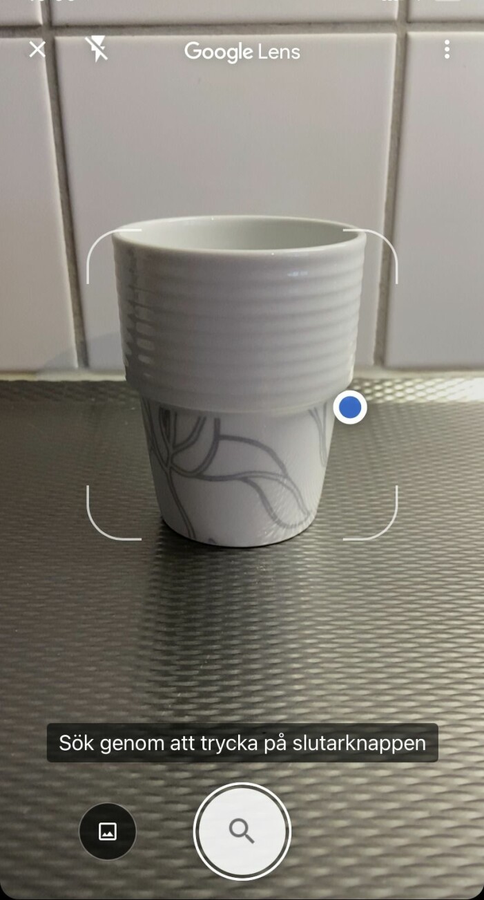 Filippa K mugg i Google lens.