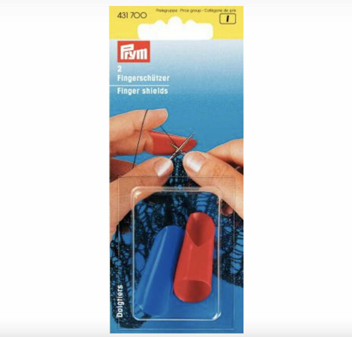 Finger protection in plastic.