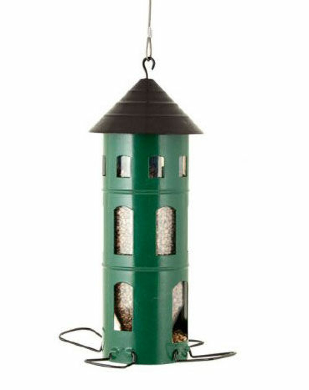 En foderautomat är ett bättre alternativ än ett klassiskt fågelbord. Den här finns att köpa i vår shop. Mata fåglar på sommaren – foderautomat.