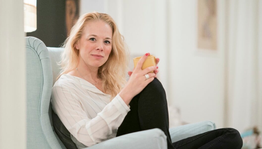 Efter att boken kommit ut har Karin Hägglund blivit kontaktad av människor som berättat hur den hjälpt och inspirerat dem. Foto: Jennifer Glans Författaren Karin Hägglund.