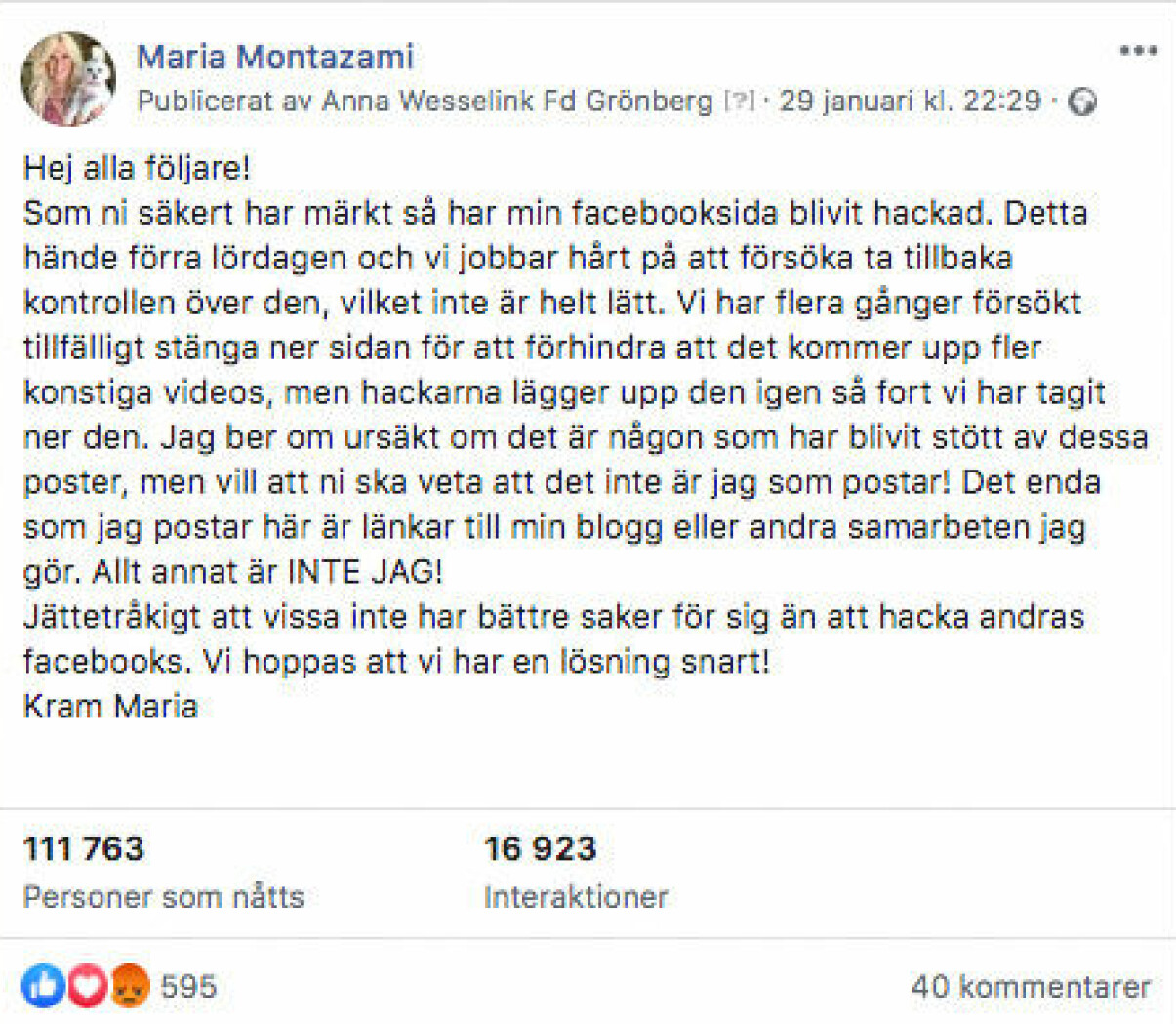Foto: Facebook
