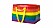Frakta bärkasse i regnbågsfärger, en hyllning till Stockholm Pride.