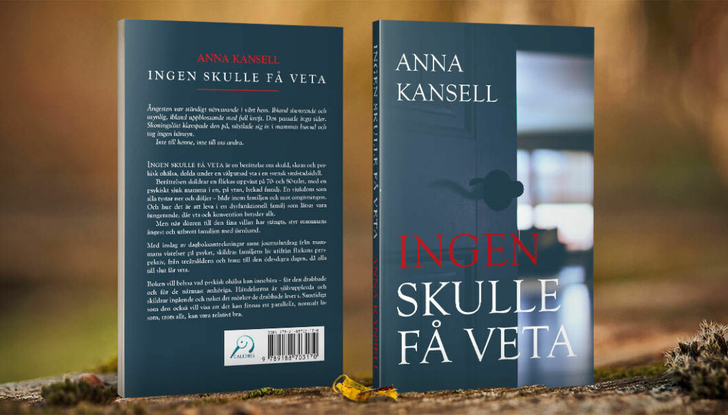 Framsidan och baksidan av boken Ingen skulle få veta av Anna Kansell.