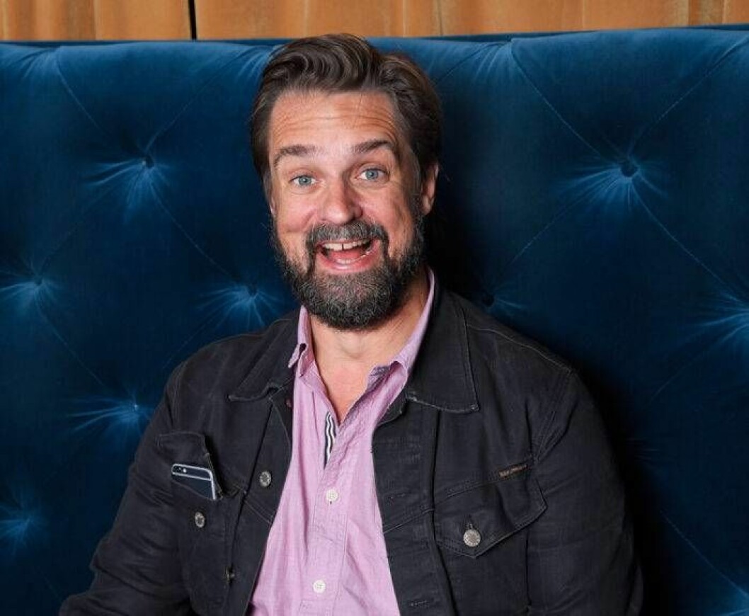 Fredde Granberg är en av skaparna till nästa års julkalender <em>Panik i tomteverkstaden</em>. Minnesgoda tittare kommer ihåg honom som ena delen av duon <em>Ronny och Ragge</em>. Foto: IBL Fredde Granberg, julkalender