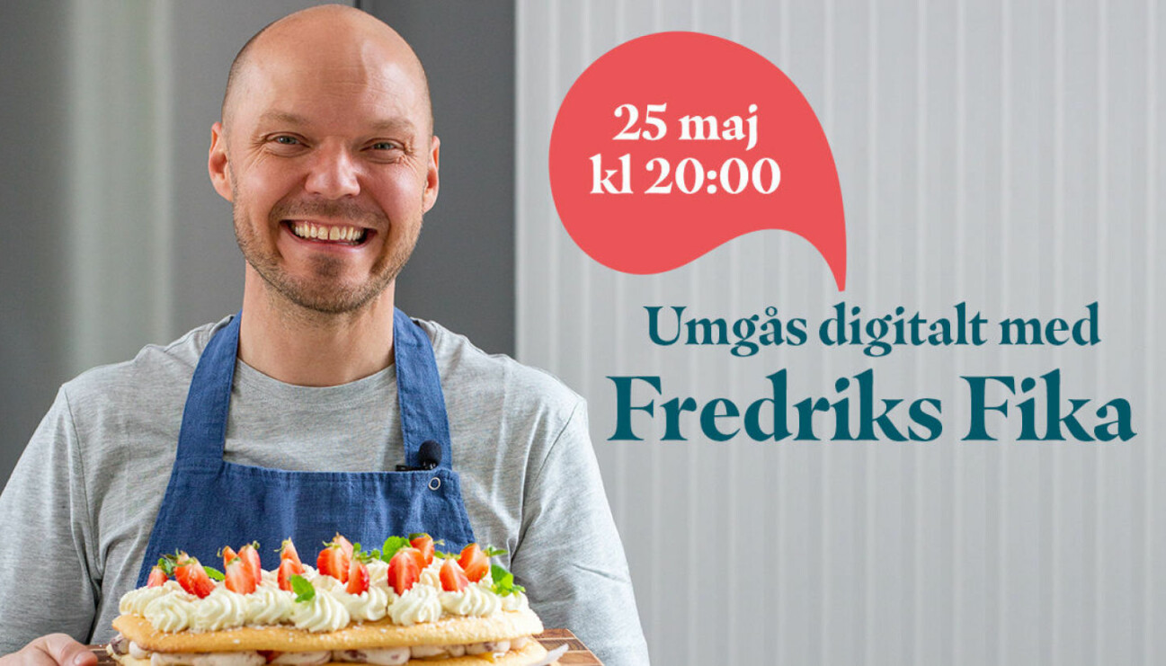 Liveshopping med Fredrik Nylén från Fredriks fika.