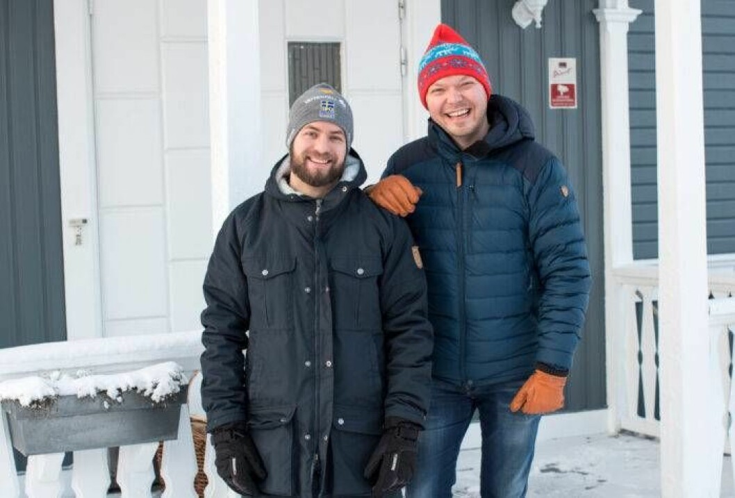 Emil Mann och Fredrik Nylén.